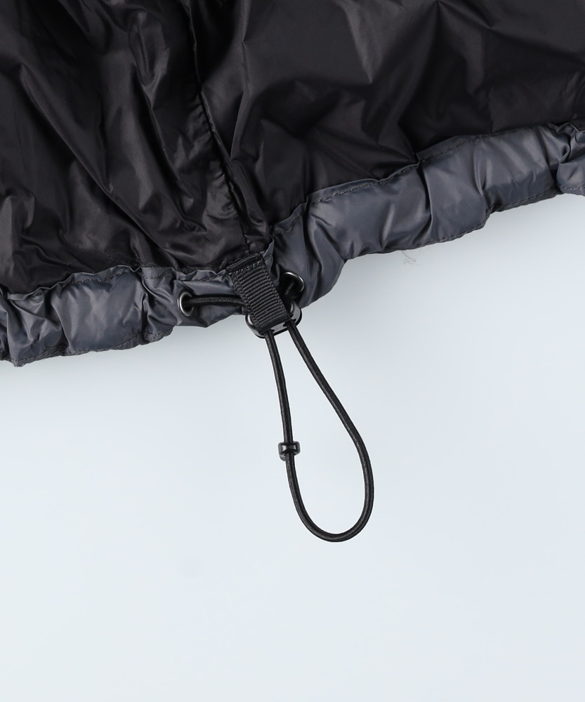 WEB限定】ナイロンミドルダウンジャケット(M ブラック): ジャケット