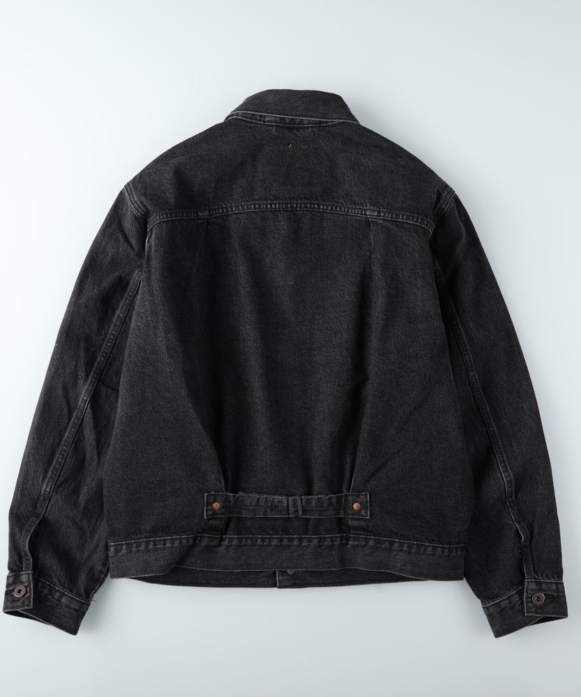 TYPE I トラッカージャケット ブラック STONEWASH(L ブラック
