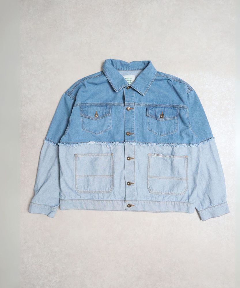 WEB限定】「Power To The People」リメイクデニムジャケット(M