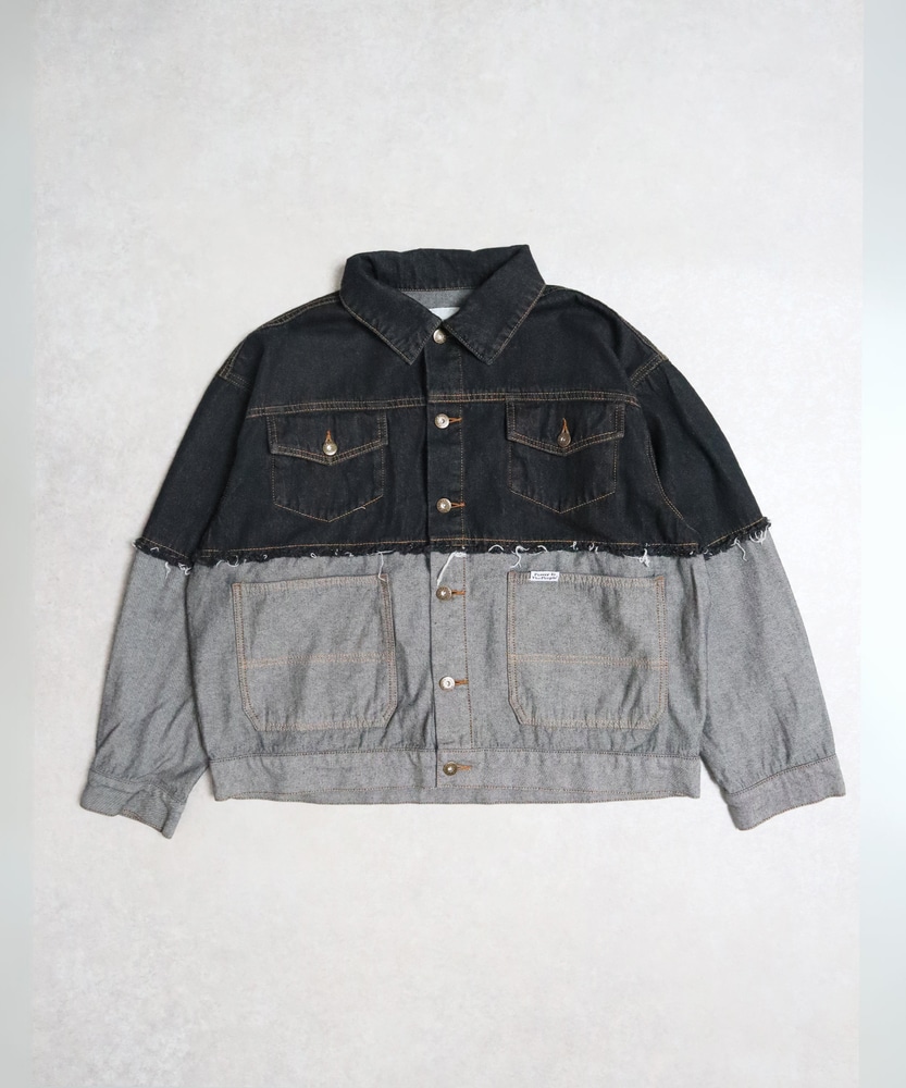 WEB限定】「Power To The People」リメイクデニムジャケット(M