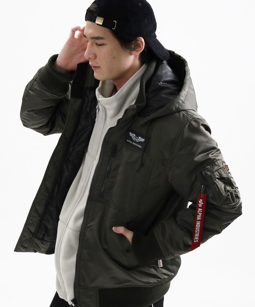 クーポン利用で10%OFF！12/31まで】フーデットリブジャケット(M