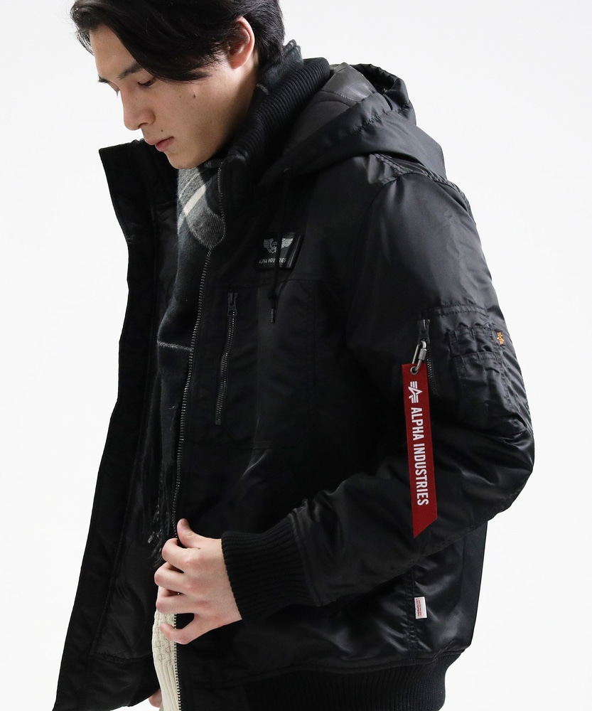 クーポン利用で10%OFF！12/31まで】フーデットリブジャケット(M