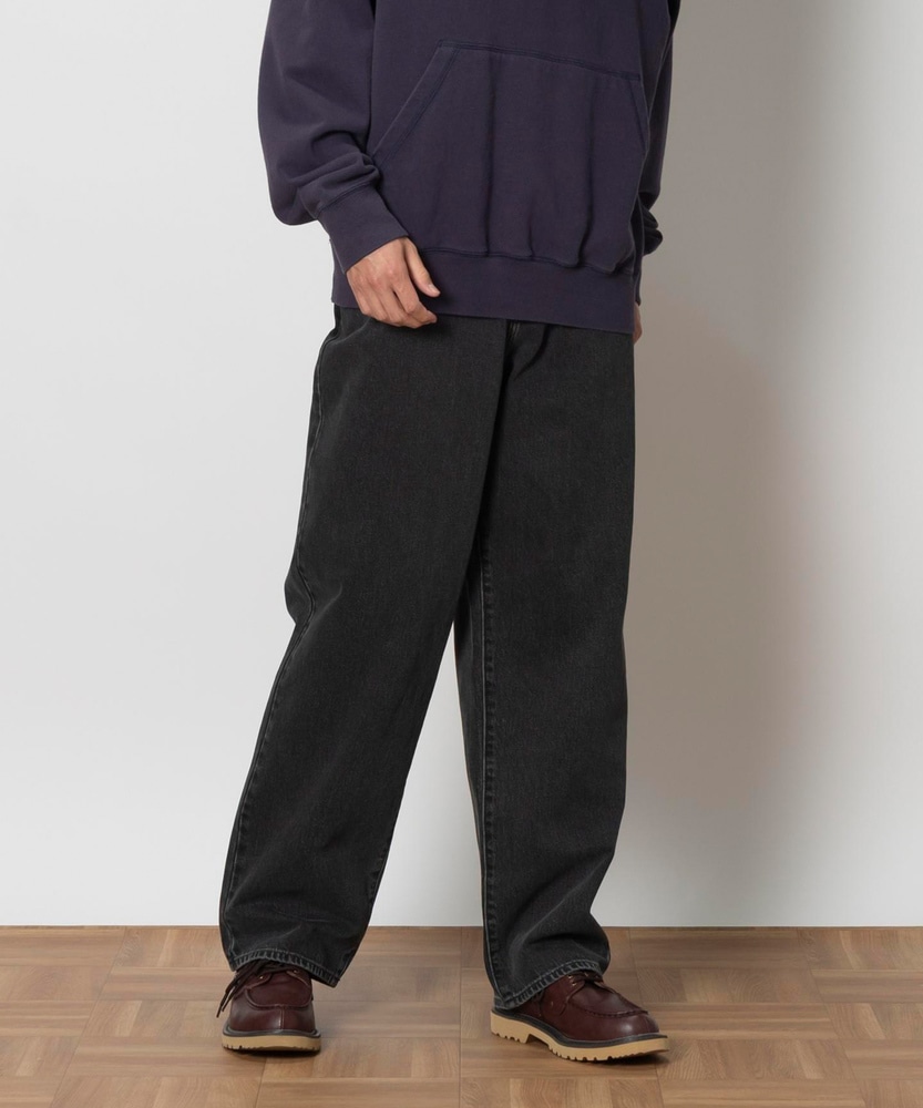 バギーデニム【自宅で試着、返品送料無料】(28 淡加工色): ボトムス