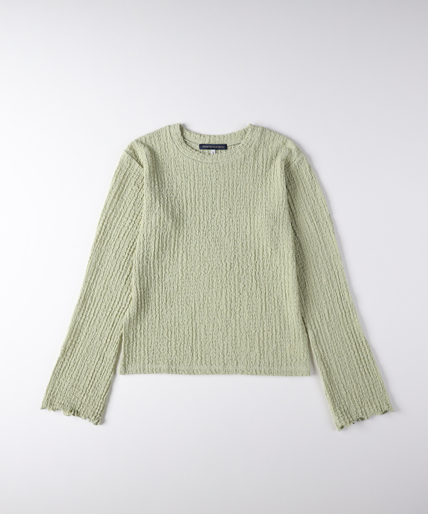 ポコポコロングスリーブTシャツ(M オフシロ): トップス｜Right-on公式