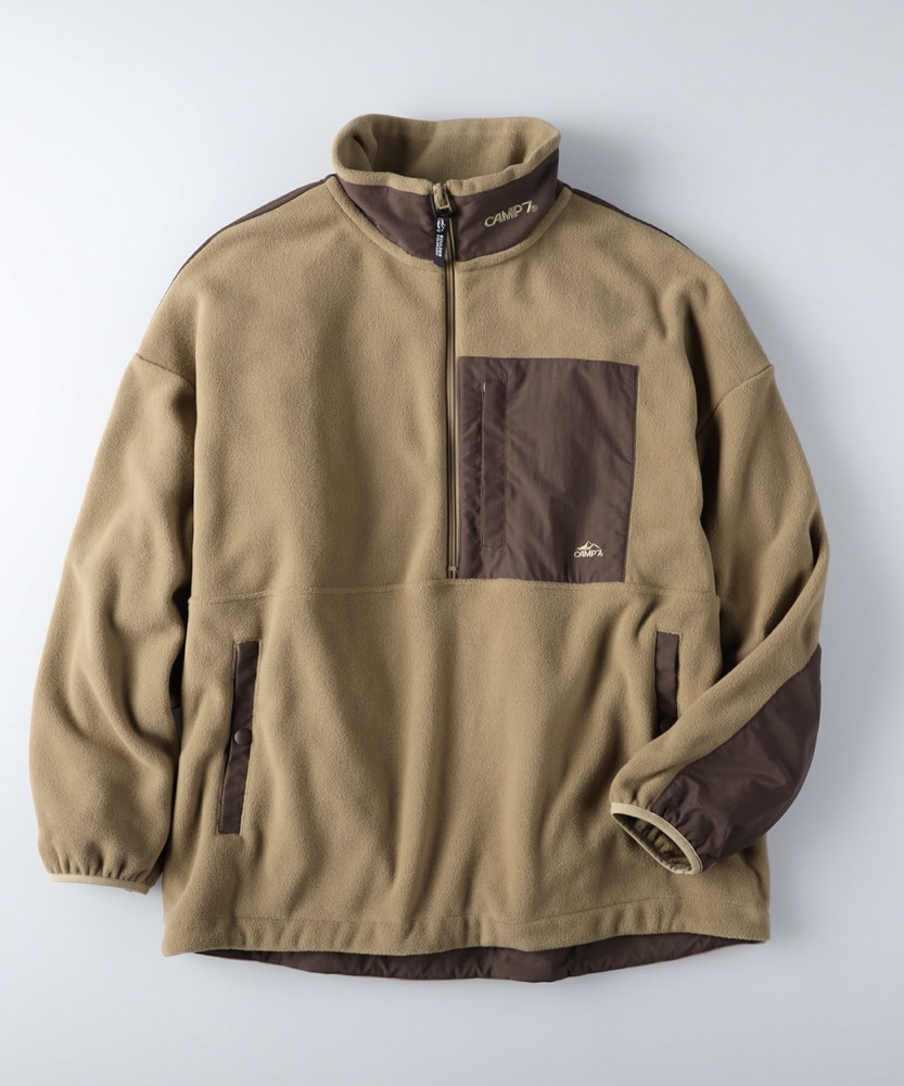 ハーフジップフリース ウィメンズ(M ベージュ): トップス｜Right-on