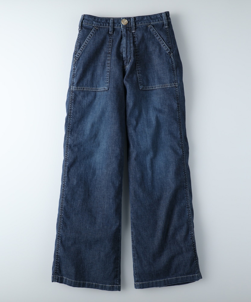 COOL」ベイカーワイドパンツ【自宅で試着、返品送料無料】(26 中濃加工