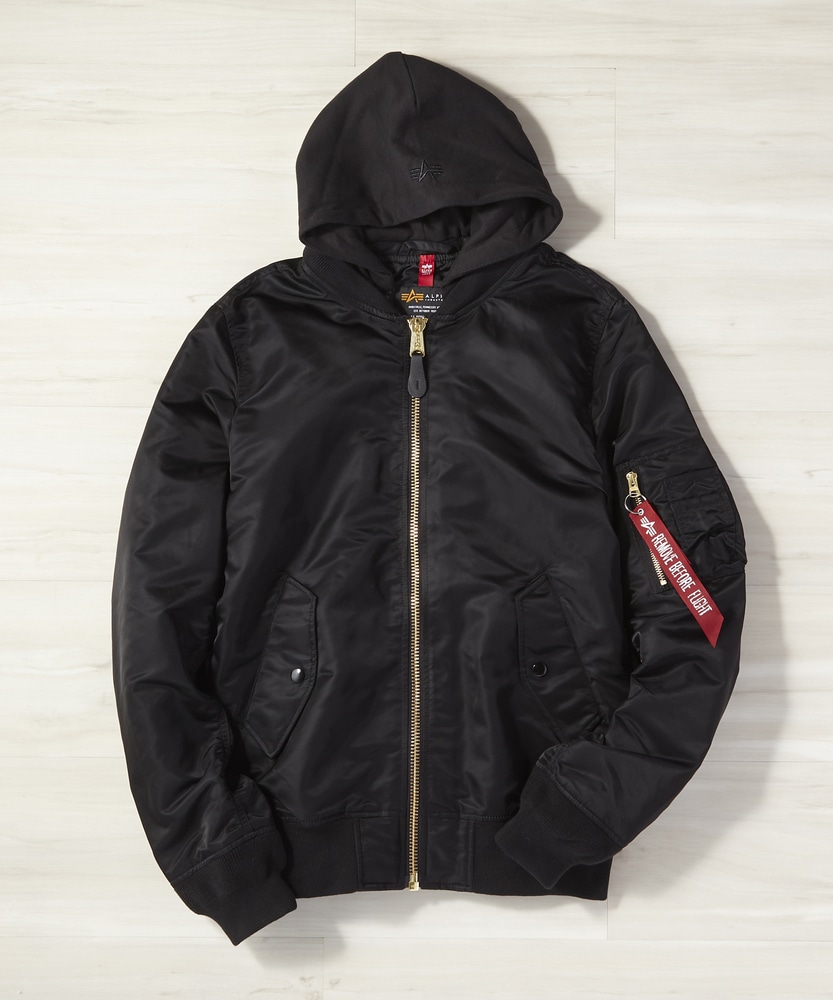 L-2Bフライトジャケット メンズ(M ブラック): ジャケット/アウター