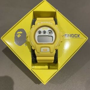 A BATHING APE - BAPE - CASIO G-SHOCK YELLOW DW-6900 - LIMITED