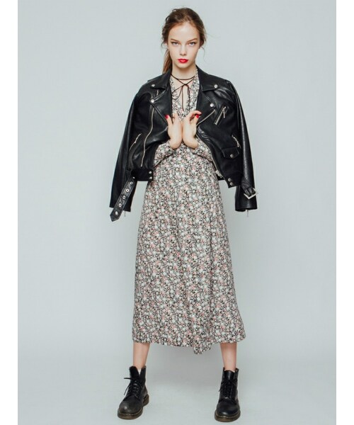 jouetie（ジュエティ）の「【RUNWAY限定】フェイクレザーライダース