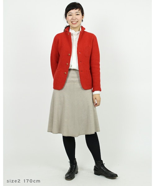 45R（フォーティファイブアール）の「フロートアルパカ縮絨ジャケット