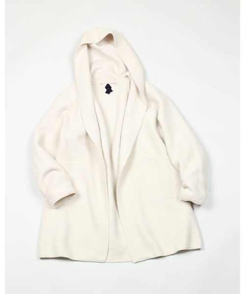 45R（フォーティファイブアール）の「ウールアルパカ縮絨フードコート