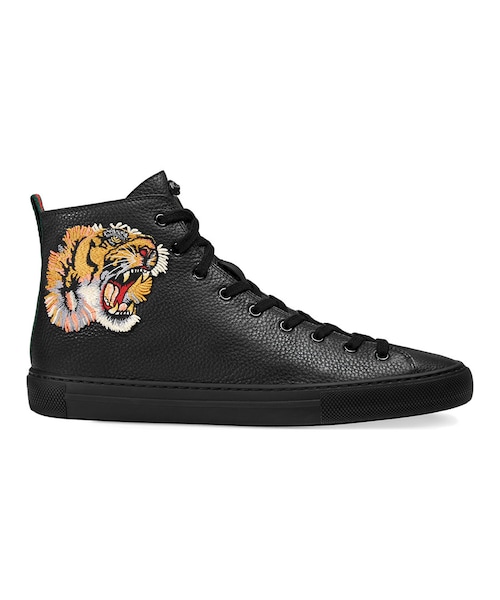 GUCCI（グッチ）の「Gucci - タイガー刺繍 ハイカットスニーカー - men