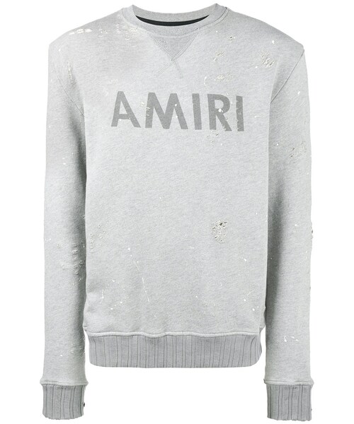 AMIRI（アミリ）の「Amiri - ダメージ スウェットシャツ - men
