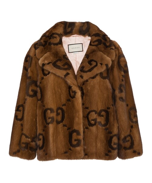GUCCI（グッチ）の「Gucci - GG ファージャケット - women - ミンク