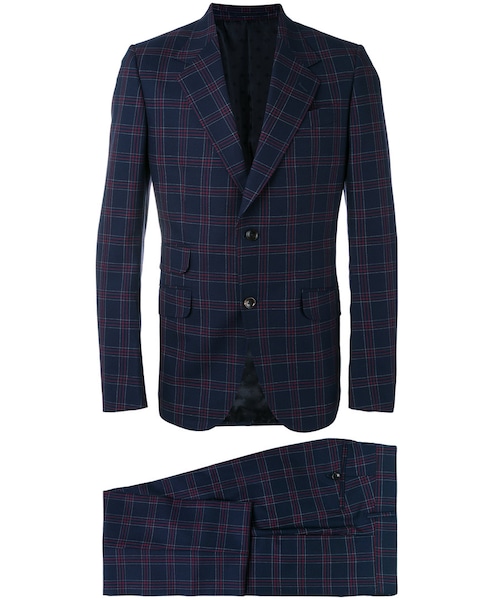 GUCCI（グッチ）の「Gucci - ツーピース チェック柄 スーツ - men