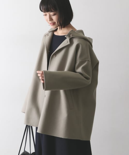 かぐれ（カグレ）の「ウールフードショートコート（）」 - WEAR