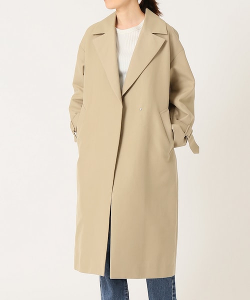 IENA（イエナ）の「《予約》コットンWクロスオーバーチェスターコート