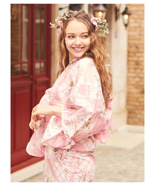 Maison de FLEUR（メゾンドフルール）の「フレンチリボン浴衣（）」 - WEAR