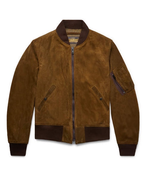 schott（ショット）の「Schott Ma-1 Suede Bomber Jacket（ライダース
