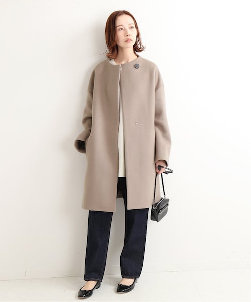 IENA（イエナ）の「ボトルネックトラペーズコート◇（）」 - WEAR