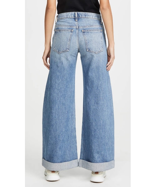 Khaite（ケイト）の「Khaite Noelle 5 Pocket Wide Leg Rolled Jeans