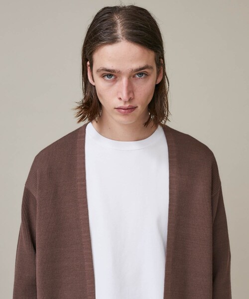 BATONER（バトナー）の「HARD TWIST WOOL NO BUTTON CARDIGAN（）」 - WEAR