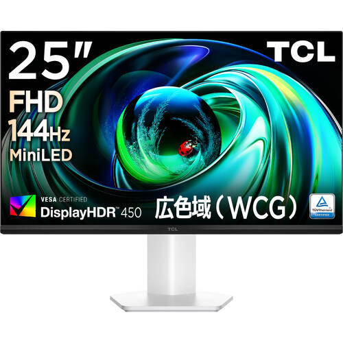 TCL ティーシーエル 25G54 25インチ フルHDモニター HFSパネル 84zone