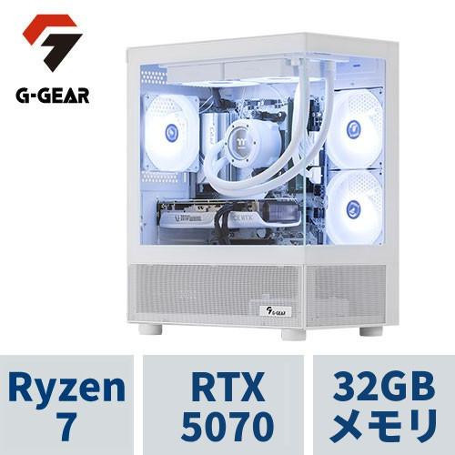 eX.computer イーエックスコンピュータ ゲーミングPC G-GEAR White