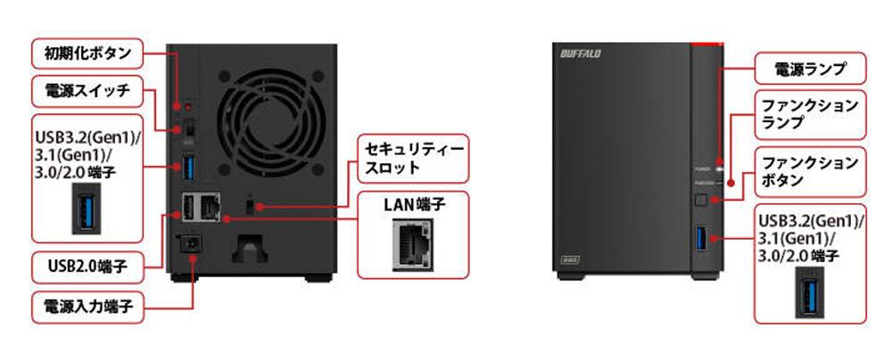 BUFFALO バッファロー LinkStation LS720D0602 [ネットワーク対応HDD