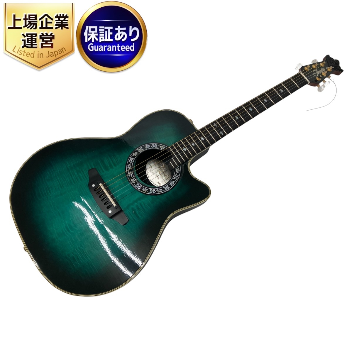 Morris Tornado Z-2SE グリーン 低弦高で弾きやすい エレアコ Morris