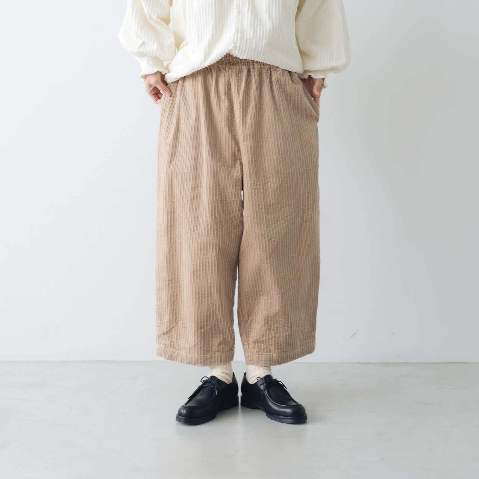 SALE】 UNIVERSAL SEVEN 親子コーデュロイ ギャザーパンツ ｜くらす