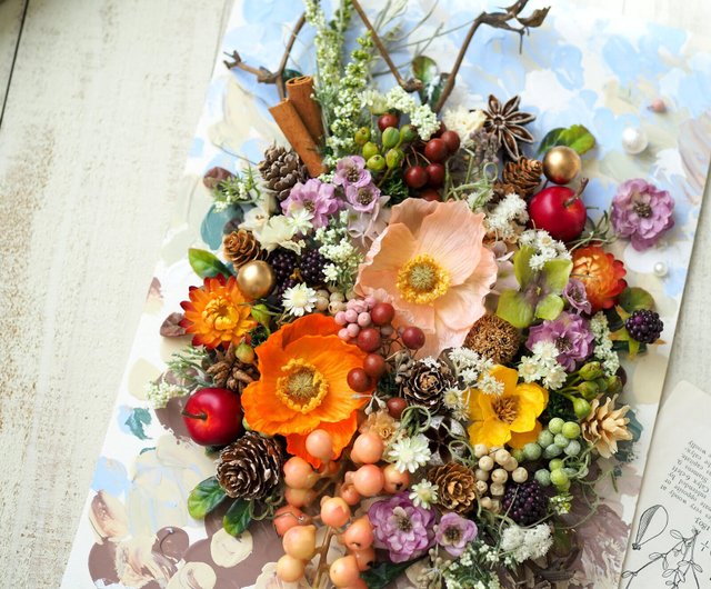 特別な日のお祝い・誕生日・サロン飾り】プリザーブドフラワー・ドライ