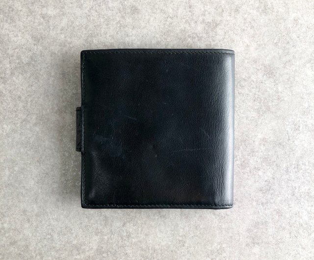 日本直送 名牌中古包 】CELINE セリーヌ 財布 ブラック ブラゾン