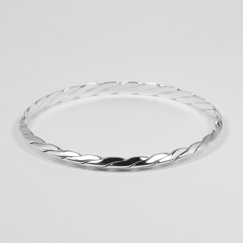 日本直送】ティファニー TIFFANY&Co. ナイフエッジ ツイスト バングル