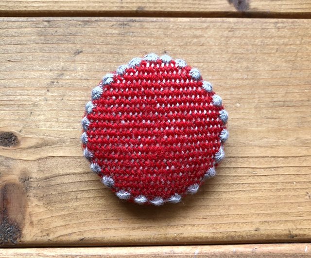 ブローチ ミナペルホネンタンバリン ハンドメイド kanonn | ブローチ