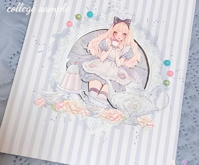 送料無料】コラージュシート デザインペーパー a4 素材紙 コラージュ