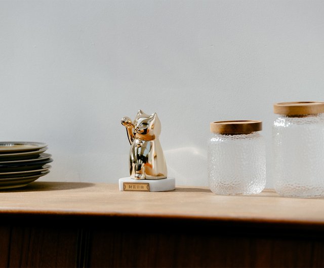 送料無料】台湾 【巨大猫セット | 無香料】招き猫 招き猫 ギフト 台湾