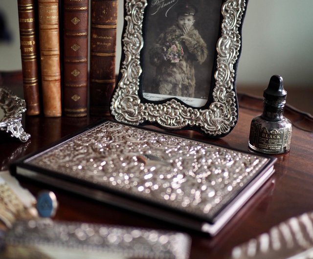 台湾 英国ロンドンのアンティークスターリングシルバーフォトフレーム