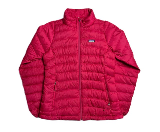 送料無料】台湾 パタゴニアショッキングピンクダウン ジャケット