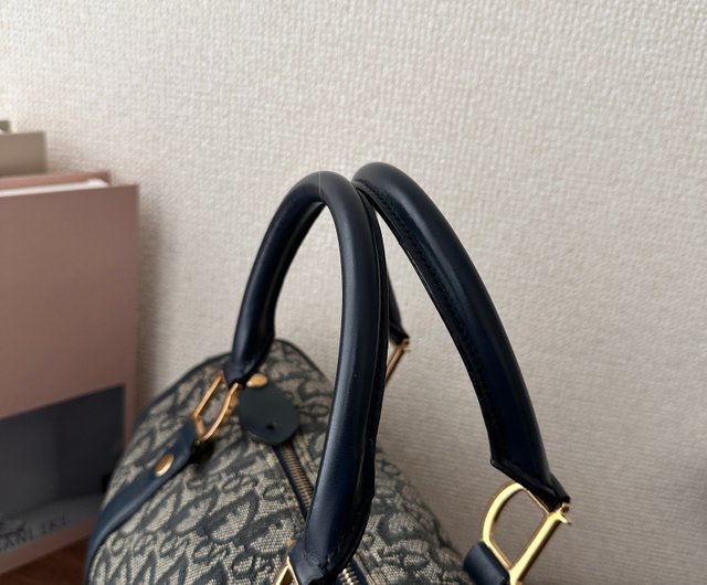 香港 Christian Dior ディオール トロッター柄 キャンバス ミニ