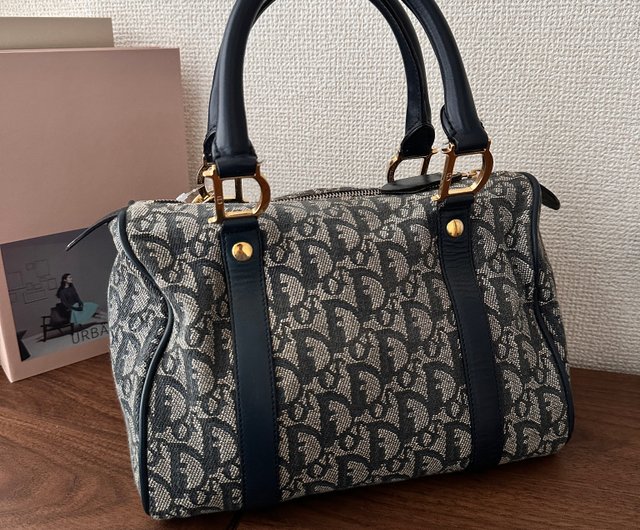 香港 Christian Dior ディオール トロッター柄 キャンバス ミニ