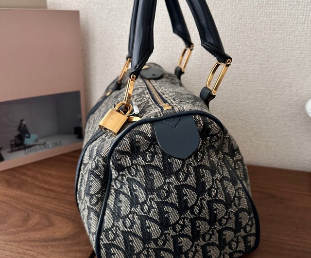 香港 Christian Dior ディオール トロッター柄 キャンバス ミニ