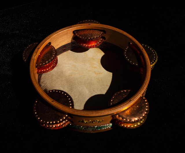 Ultreya Riq 鹿革タンバリン パンデイロ Riqq タンバリン エジプト