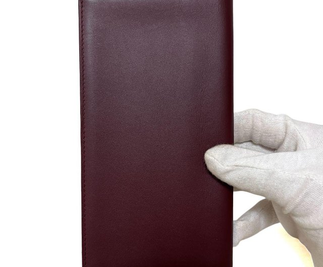本物 Cartier カルティエ 長財布 二つ折り 札入れ マストライン