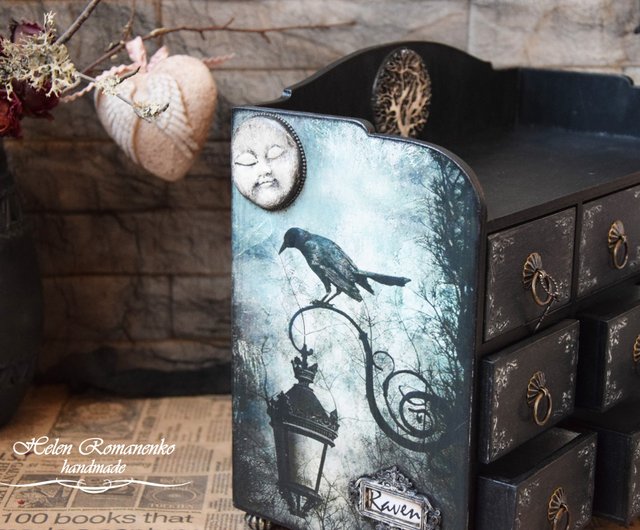 ウクライナ 薬局キャビネット チェスト 装飾的なジュエリーボックス