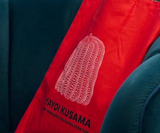 台湾 草間彌生 美術館限定 赤いかぼちゃ トートバッグ