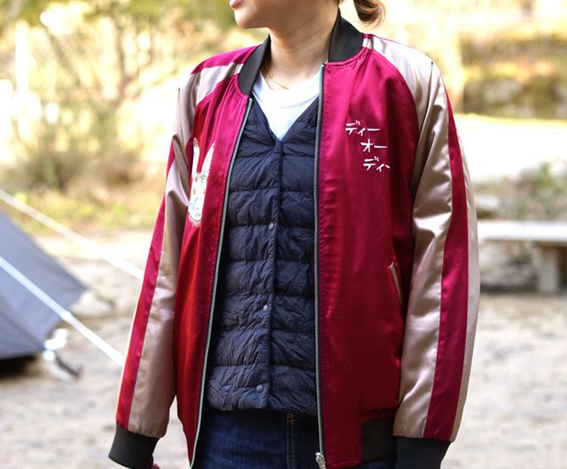 10%OFF】台湾 【人気予約商品】DOD スカジャン風ウサギ刺繍 2WAY