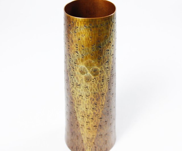 日本古美術【玉川堂】鎚起銅器花入花器花瓶天然薌沉香檀香茶器香道具