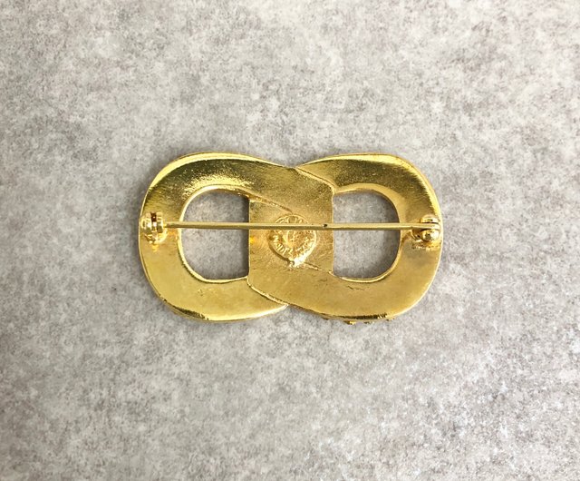 日本直送 名牌中古包 】CELINE セリーヌ ブローチ ゴールド ホース