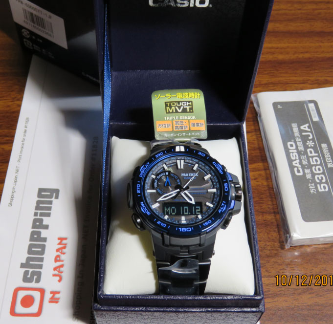 Casio Pro Trek Multiband 6 Titanium PRW-6000SYT-1JF - Shopping In
